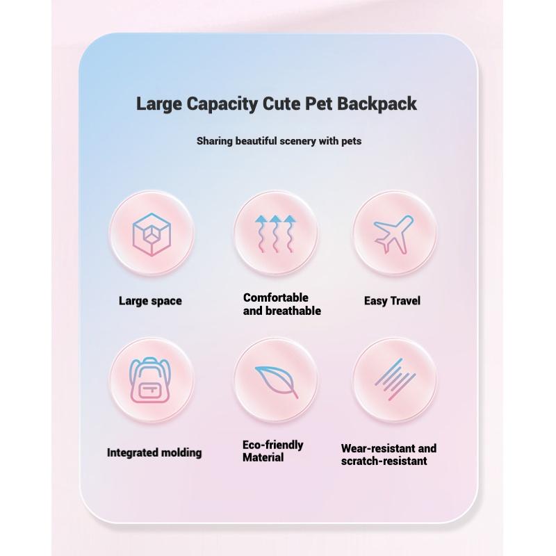 Сумка для кошки переносной рюкзак для кошки рюкзак-капсула космический рюкзак школьный рюкзак для кошки сумка для питомца большой вместимости для прогулок с кошкой