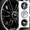 4Pcs 68mm For Mustang Focus 2 Fiesta Mondeo Kuga Ranger Shelby Car Styling Wheel Center Hub Caps Badge J63 Hubcaps Valve Cap
