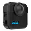 Силиконовый чехол для GoPro Max2: Ударопрочный защитный чехол с боковой крышкой для аккумулятора и крышкой для объектива