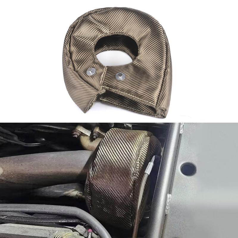 Turbo heat shield TITANIUM T2/T3/T4/T6 turbo blanket for Any T2/T3/T4/T6 TurboCharger barrier 1,800 degree
