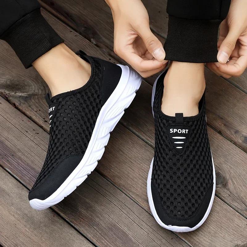 Summer Classic High Quality Lightweight Men Casual Shoes Breathable Sneakers Anti-slip Outdoor Walking Shoes Zapatos De Mujer