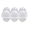 Plastic Storage Box 2 Grid 6 Gird Egg Tray Durable Egg Carton  Picnic