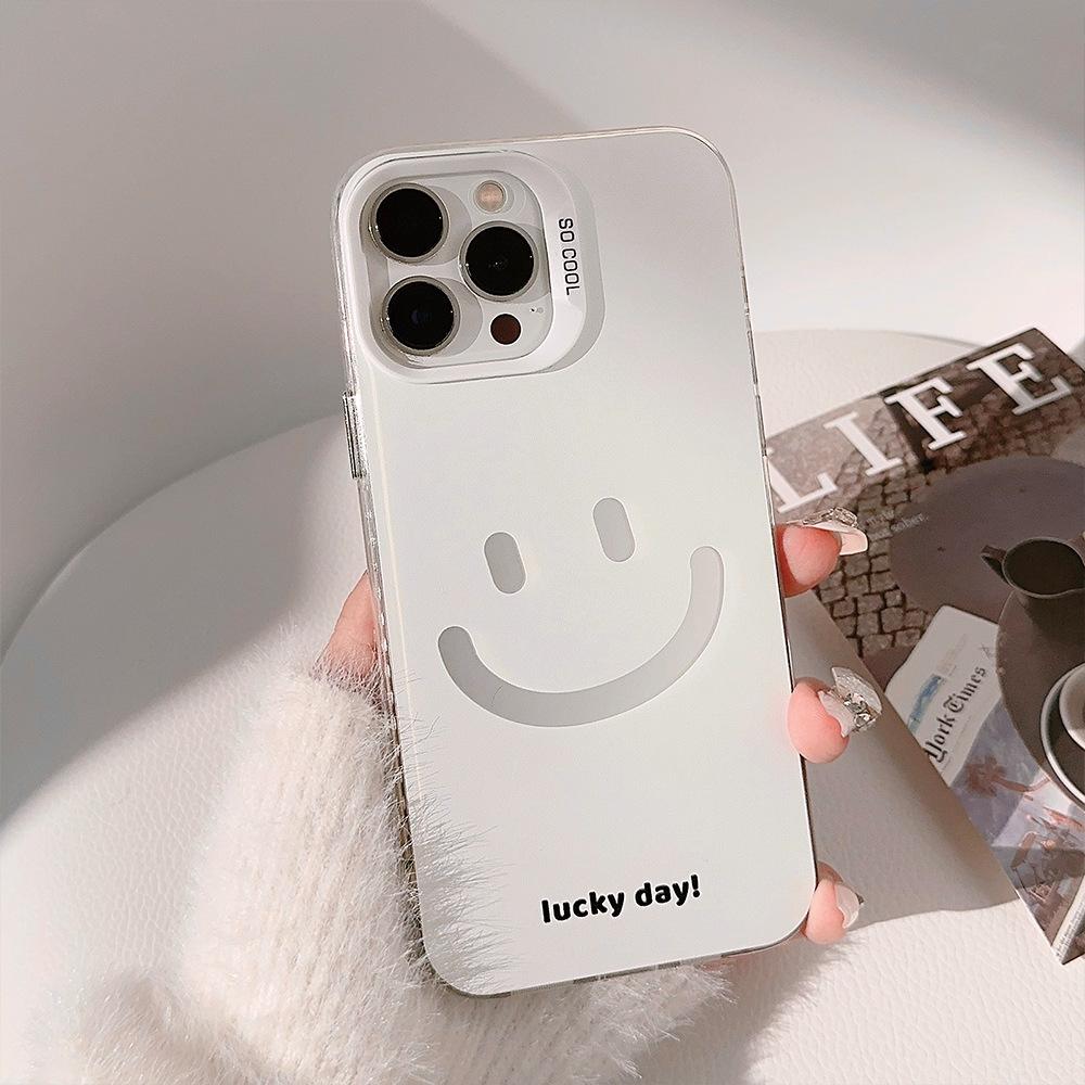 Креативный чехол для телефона со смайликом для iPhone 13 iPhone 14 iPhone 16 Pro Max