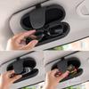 Car Glasses Case Auto Sun Visor Glasses Holder Sunglasses Clip Storage Accessories For Porsche Macan Panamera Cayenne Cayman 911 FU3
