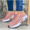 Fashion Sneakers New Fashion Wedge Platform Plus Size Casual Sports Shoes Women Lace-up Mesh Breathable Women's Vulcanized Shoes