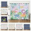 Curtain Cartoon Dinosaur Illustration Curtain Digital Printing Blackout Curtain No Punching