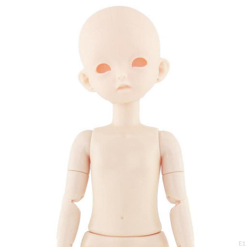 OB28cm 1/6 Ball Jointed Unpainted Doll Body Parts Diy Full