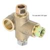 3 Way T Shape Brake Tee With 3 Male Nuts Short Union M10 3/16in Pipe 10mm Car
