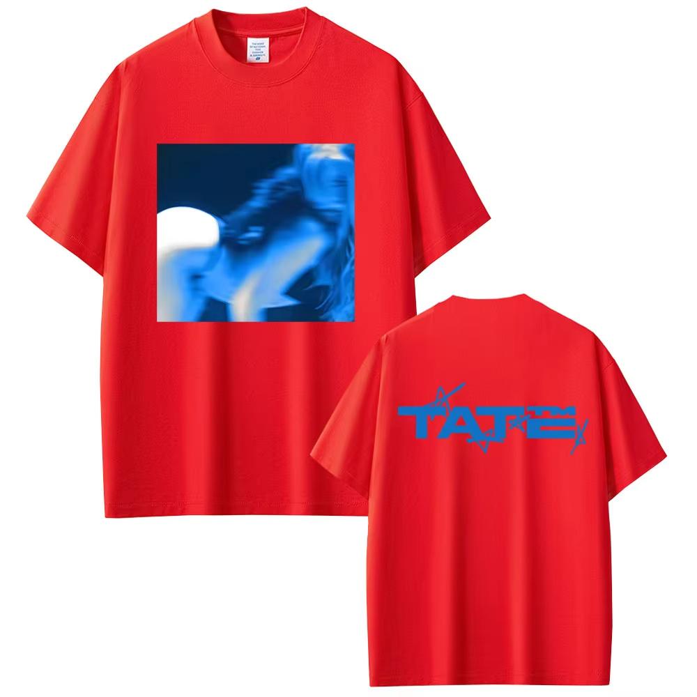 Тейт МакРей ТиТ за Тат Альбом 2025 Футболка Мужская Женская Мода Поп-музыка Футболка Унисекс Повседневная Хлопковая Винтажная Футболка с Коротким Рукавом