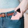 Leather case for Samsung Galaxy S23 FE + 9H tempered glass, Lychee leather case, pink