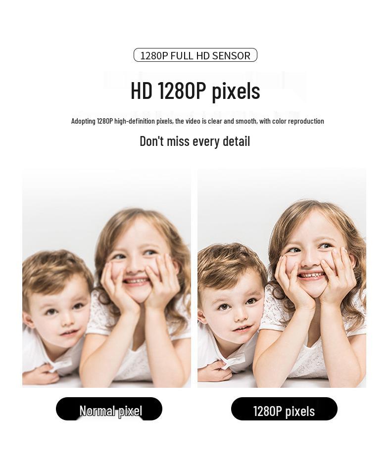 HD 1080P 4K USB Webcam for Desktop & Laptop - Ideal for Online Classes & Streaming