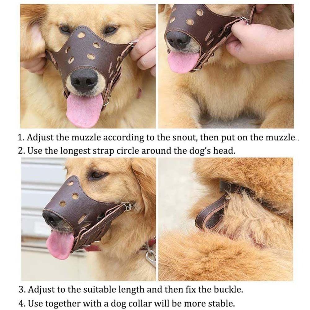 For Small Large Dogs Golden Retriever Dog Muzzle Mouth Mask Dog Prevention Supplies Pet Mouth Cover