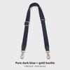 Adjustable 2.5cm Solid Color Canvas Crossbody Bag Strap Replacement