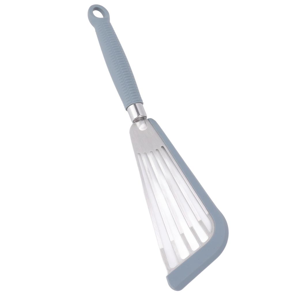 Silicone Fish Spatula Stainless Steel Slot Nonstick Coating Spatula for Frying Beefstk Egg