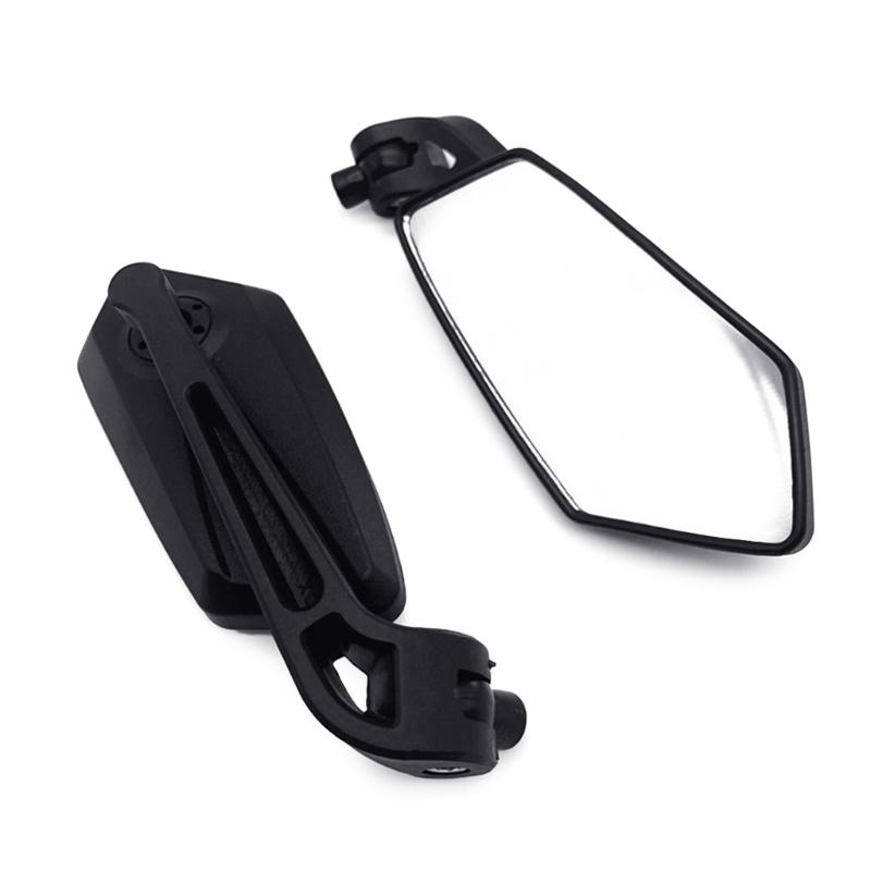 Винтажные мотоциклы, скутер, руль, выпуклое зеркало, черный, 22 мм, 7/8 дюйма, для ATV, скутера, велосипеда, универсальное выпуклое зеркало