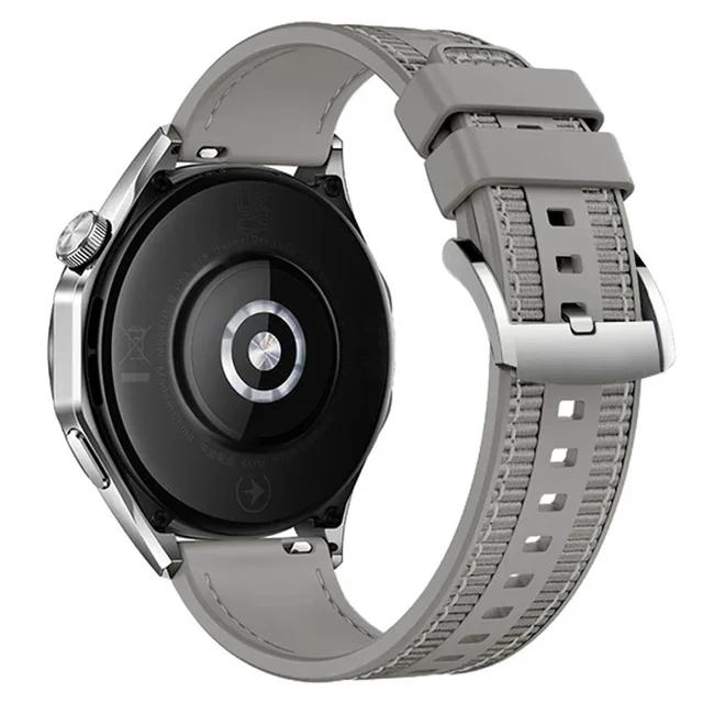 22mm Strap For Huawei Watch GT 5 4 3 Pro 46mm Band For Huawei Watch 5 4 3 Pro 48mm Ultimate Nylon Silicone Wristbands Bracelet