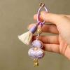 Handmade Woven Tassel Bag Pendant Blessing Gourd Key-chain Hanging Ornaments  Couple