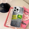 Зеленый чехол для телефона J-John Truck D-Deeres для IPhone 17 16 15 14 13 12 11 Pro Max Plus Цвет Серебристый
