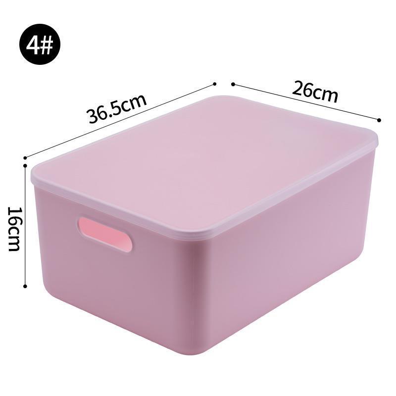 Пластиковый ящик для хранения игрушек, украшений, мелочей и одежды с розовой кружевной крышкой