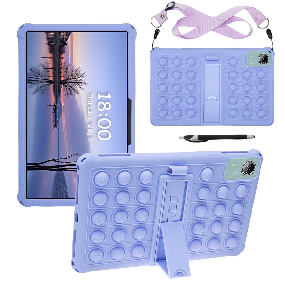 Bubble Soft Stand Case For Doogee T20 Ultra / T40 Pro 12inch Funda Kids Safe Silicone Tablet Protective Cover