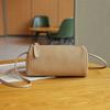 Popular Genuine Cowhide Cylinder Bags Retro Fashion Messenger Bag Women Designer Shoulder Bag