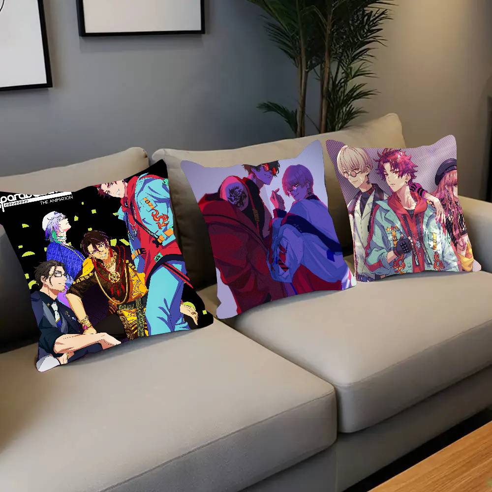 Anime Paradox Live THE ANIMATION Pillow Case Fashion Square Pillowcase Bedroom Sofa Room Ins Decoration Leisure