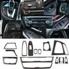 13 шт. декоративная накладка на внутреннюю отделку автомобиля из углеродного волокна для BMW 3 4 серии F30 F34, автомобильные аксессуары для стайлинга автомобилей