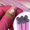 6PCS Nail Art Stamp Pen Set Easy To Use Nail Art Pen Set Nail Stamp Pen DIY Nail Art Tools for Girls and Women Home DIY