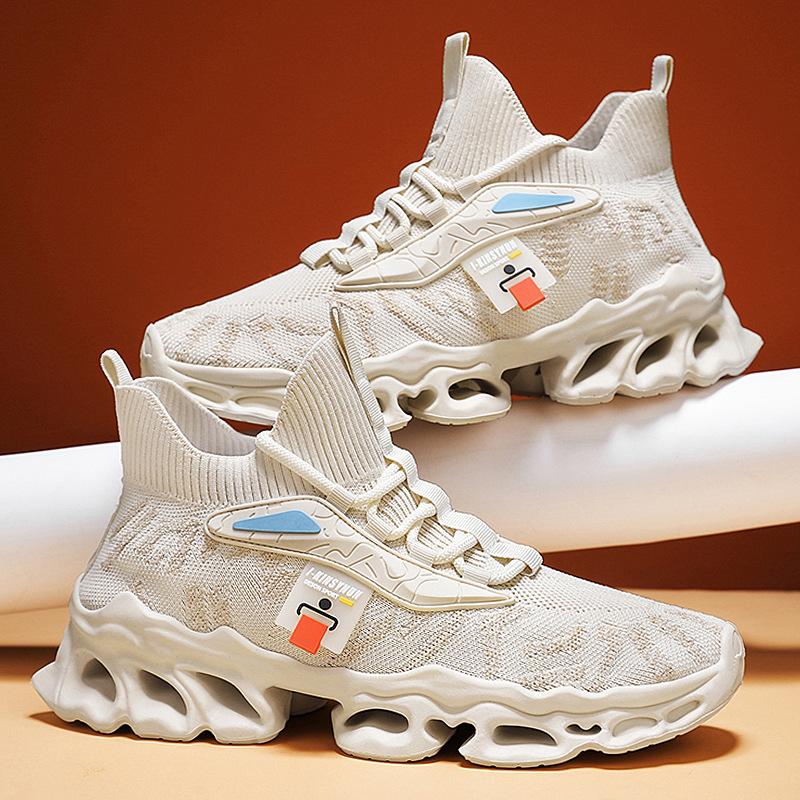 New Shoes for Men Casual Sport Platform Shoes Spring Trend Breathable Chunky Sneaker Street Cool Trainers