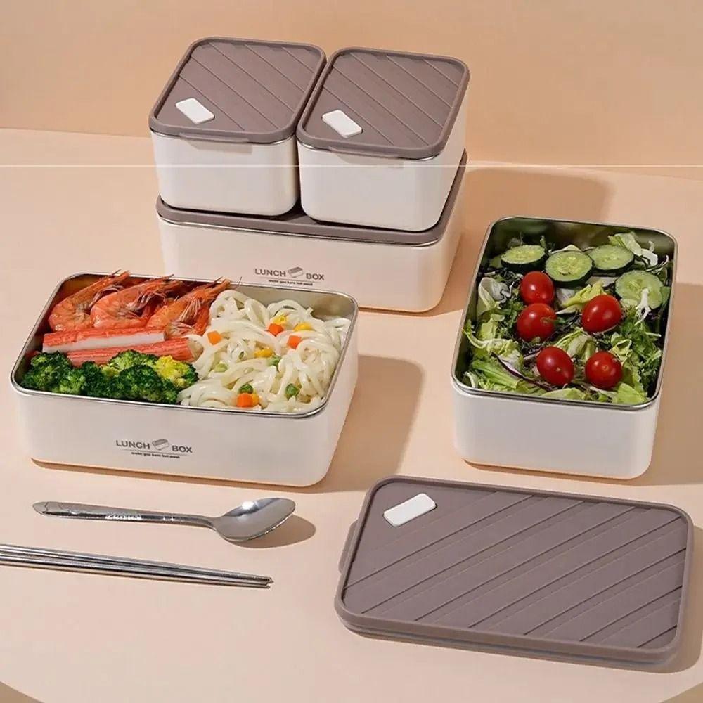 Detachable Insulated Lunch Box Microwaveable Kitchen Storage Box Food Storage Container  Worker