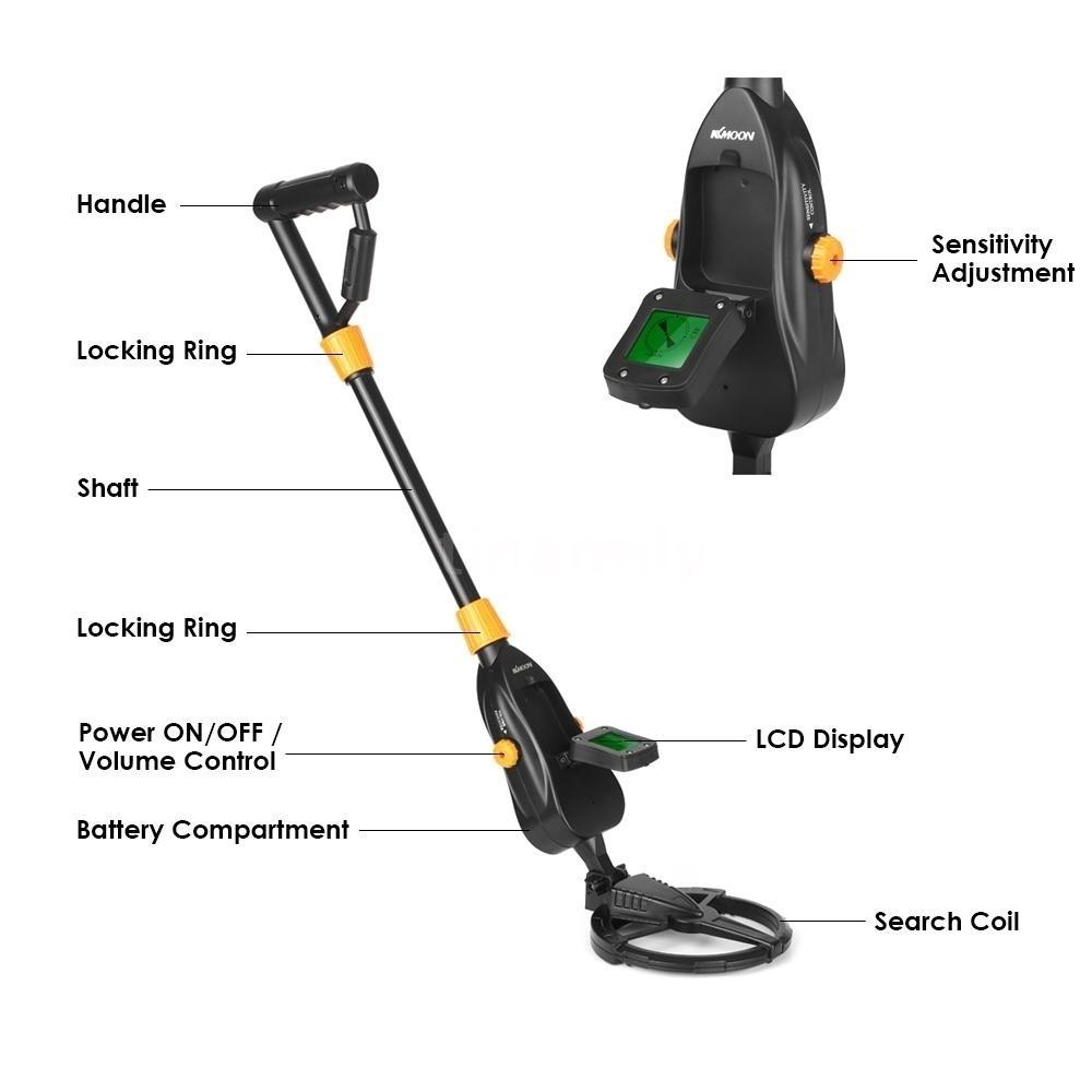 Подземный металлоискатель Регулируемые детекторы золота Охотник за сокровищами Трекер Искатель приключений на открытом воздухе