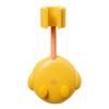 Держатель для душевой лейки, регулируемый кронштейн для душевой лейки, многофункциональный настенный держатель для душа, желтый