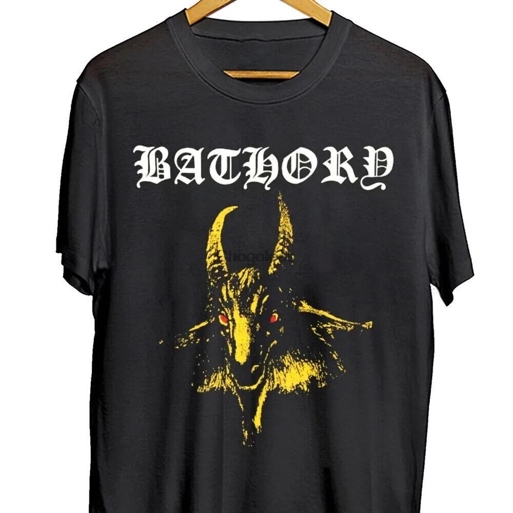 Bathory Unisexs Yellow Goat T shirt Bathorym Shirt Bathory Tshirt Bathory T Shirt
