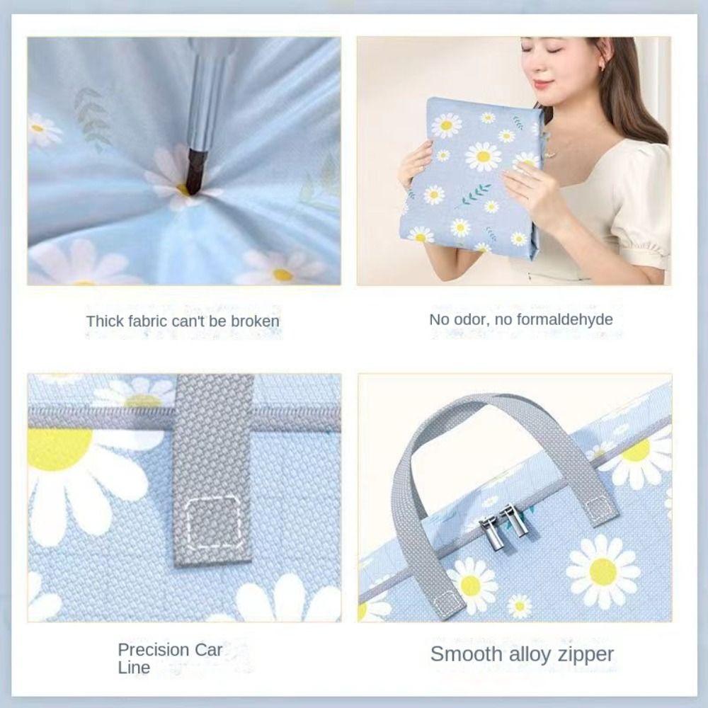 Daisy Clothes Storage Bag Portable Clothes Organizer New Wardrobe Sorting Storage Containers Home
