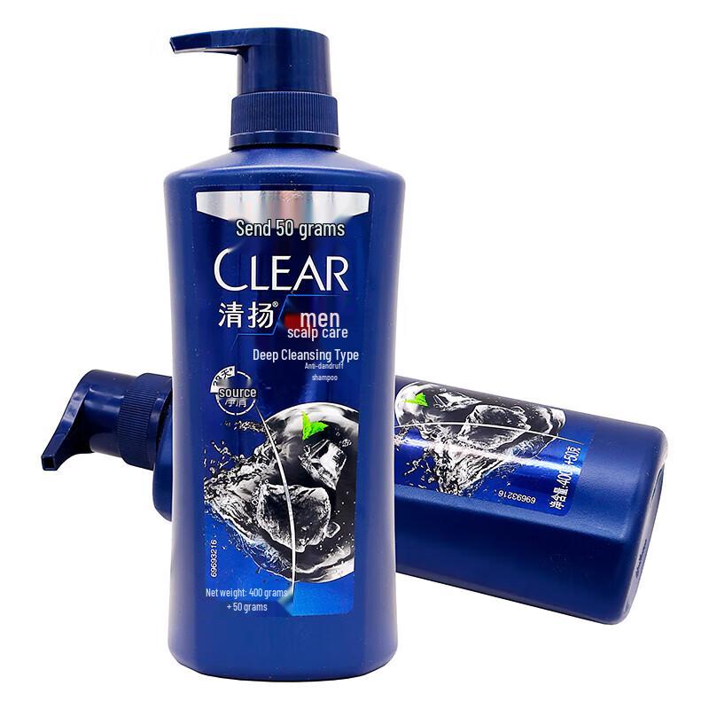 Шампунь Clear Men против перхоти Глубокое очищение 450 г