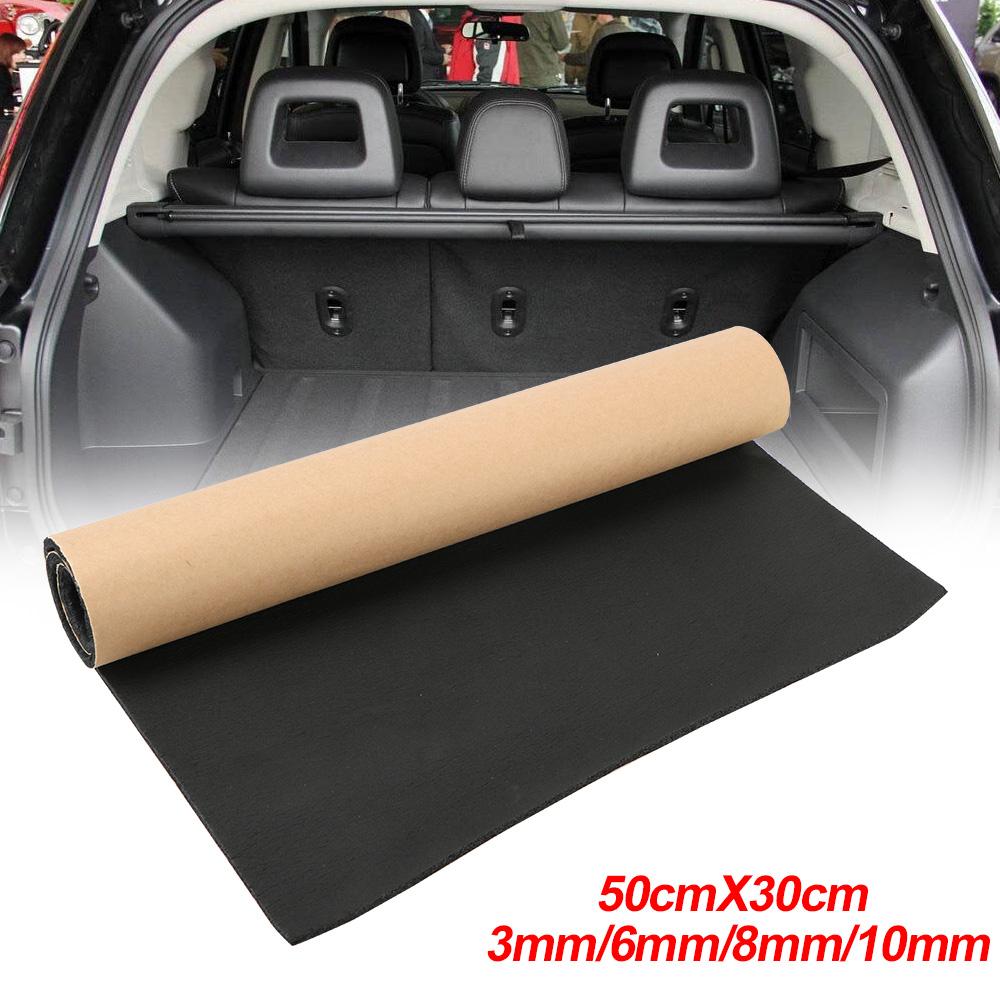Car Truck Sound Insulation Cotton Heat Closed Cell Foam Anti-noise Interior Accessories 3/6/8/10mm Thickness Car Sound Proofing Deadening Mat 50x30cm