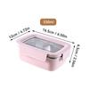 Microwave 304 Stainless Steel Compartment Lunch Box Stackable Leak-proof Student Bento Box Food Container For Cold And Hot Food