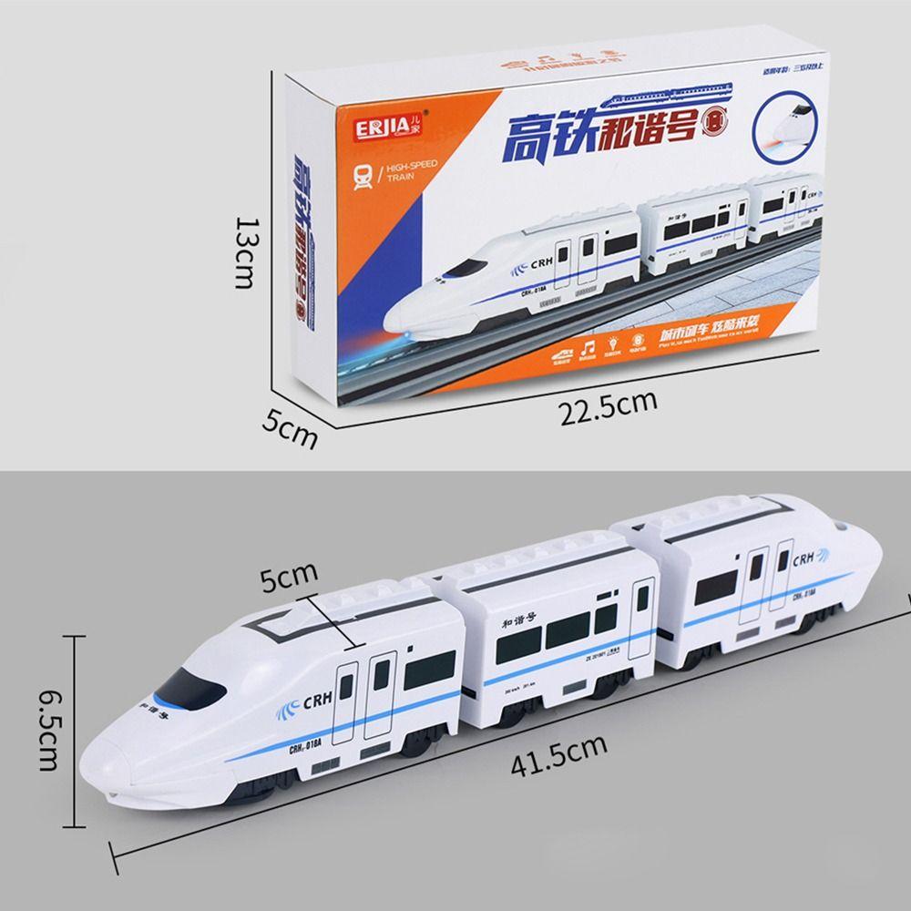 With Sound Light High-speed Railway Train Toys Simulation Harmony Rail-car  Child Toy