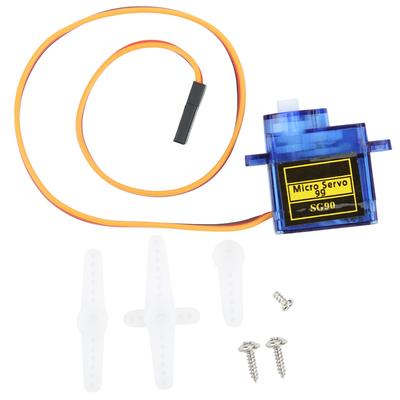 10 шт. SG90 9G Микро сервопривод Аксессуар для 6-канального RC вертолета Самолета Управления синий