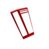 Red Carbon Fiber Gear Shift Panel Cover Trim Sticker For VW Golf 8 MK8 GTI