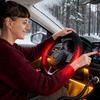 Heated Steering Wheel Cover 12V - Vehicle Hand Warmer Steering Wheel Protector, Rapid Heating Universal fit Wheels for Cars, Trucks, Vans (Black)