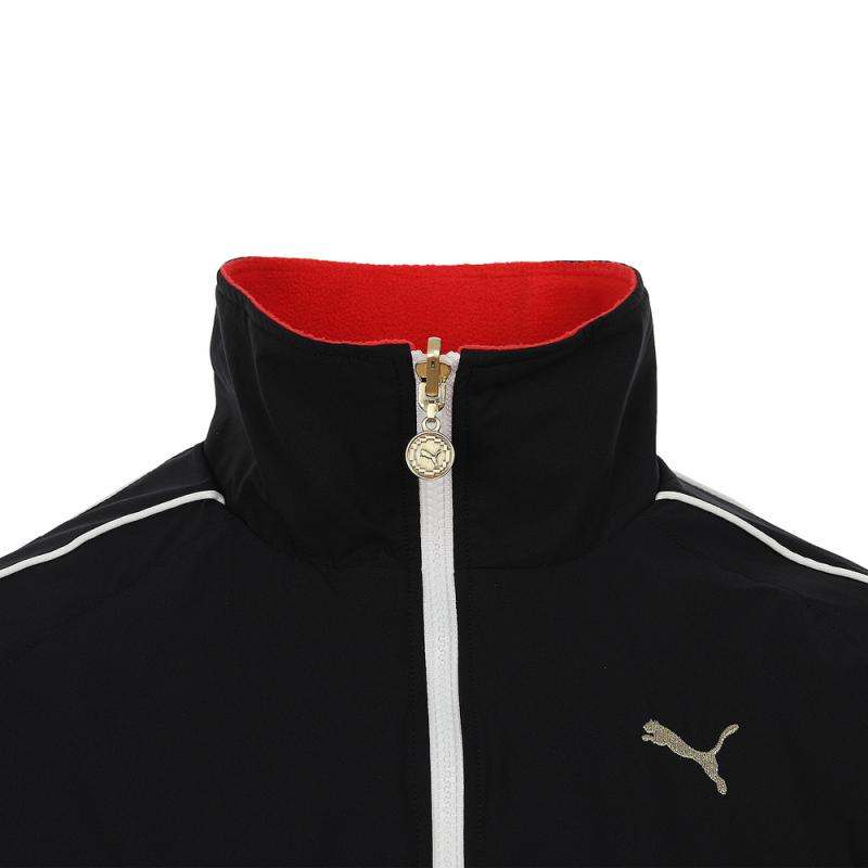 Puma Удобная куртка с длинным рукавом и воротником-стойкой с логотипом, женские куртки, цвет черный 631422-01