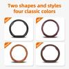 Suitable for Renault Ultra-Thin Breathable Leather Steering Wheel Cover Suitable for Megane 3 2 4 Clio4 5 Captur Trafic Scenic2 Austral Kangoo AA19