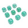 30Pcs 16mm Standard 6 Sided Dice Set Plastic Educational Board Game Math Game Dice for Home Classroom Party Gathering