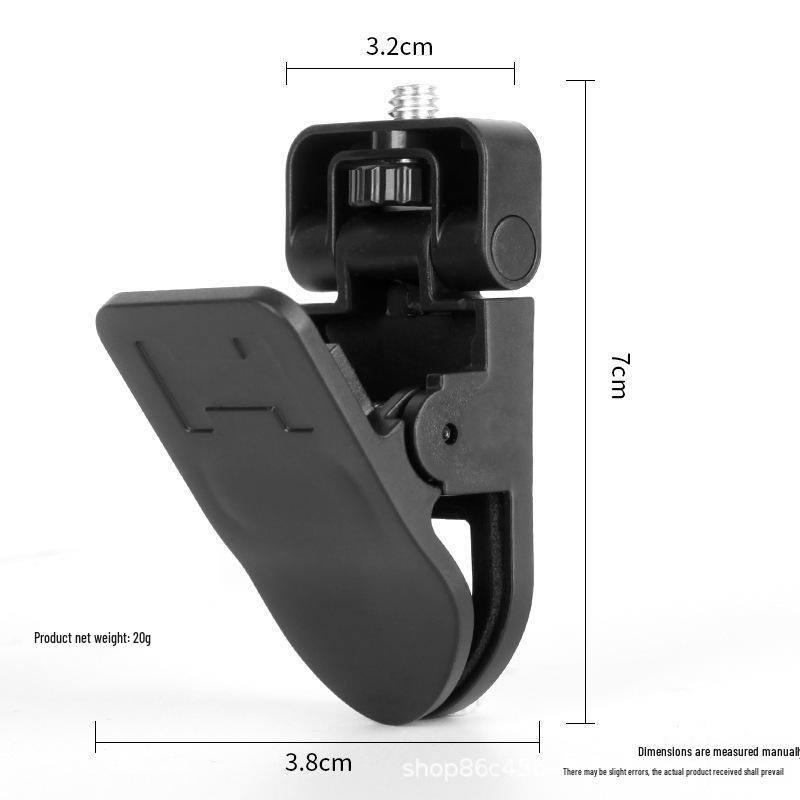 Универсальный зажим для телефона с подсветкой и креплением GoPro Cold Shoe, 1/4-дюймовым интерфейсом, для видеоконференций