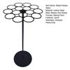 Rotating Medal Display Stand Wall Safety Medal Hanger No Drilling 360 Degrees Spin Holds 45+ Medals Heavy-Duty Metal Base Quick Assembly Sports Awards