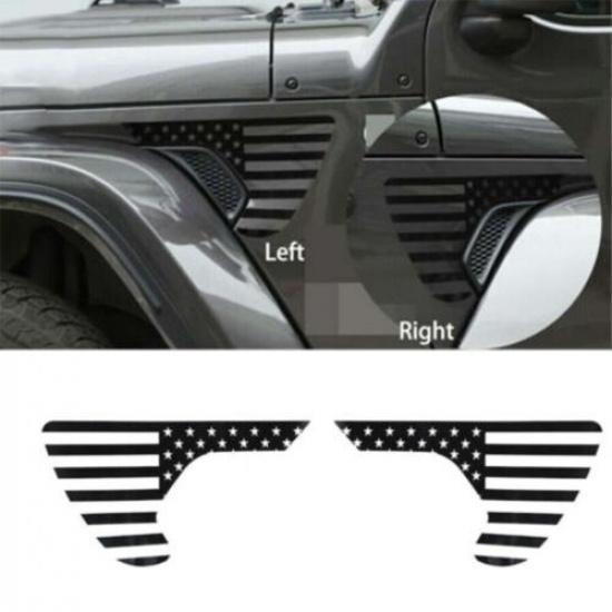 2Pcs Fender Sticker Accessories For Jeep Wrangler JL/JT Gladiator + 2025