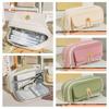 Multi-layer Makeup Cosmetic Pouch Large Capacity Pencil Holder INS Pen Pouch  Children