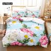 Красивые цветы Постельное белье Пододеяльник Комплект постельного белья 3D Постельное белье Цифровая печать Постельное белье Queen Size Комплекты постельного белья Модные дизайны