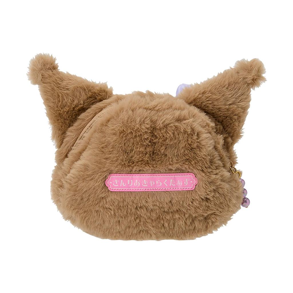Sanrio Pouch Kuromi 419575 Face-Shaped (Nagomi Pastel)